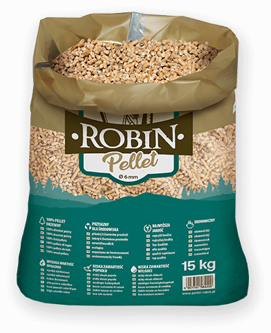 worek pelletu opałowego Robin do kupienia w Jaraczewie lub sklepie internetowym